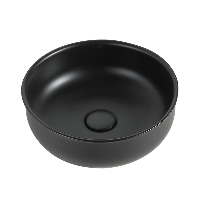 Bronte Round Basin 360mm Matt Black Bathroom Basin Otti Australia Default Title