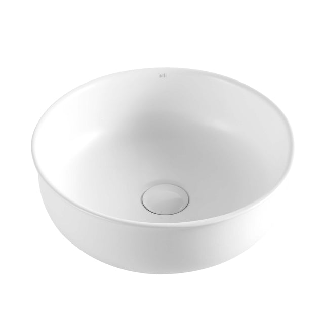 Bronte Round Basin 390mm Matt White Bathroom Basin Otti Australia Default Title