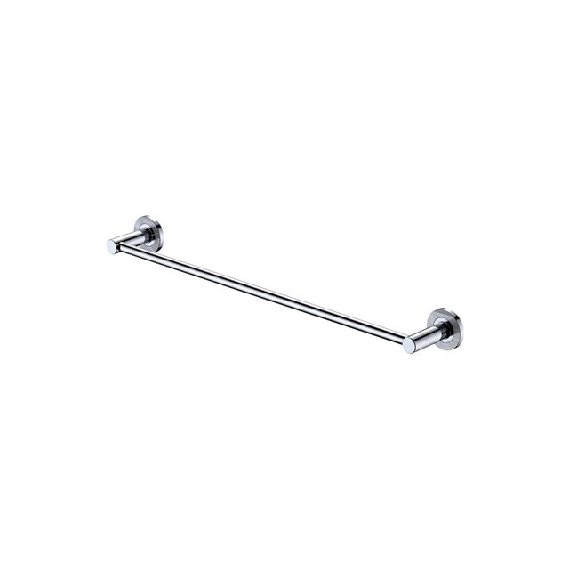 Axle Single Towel Rail 600mm Chrome Bathroom Accessories Fienza Default Title