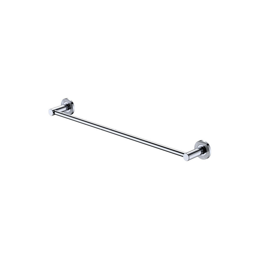 Axle Single Towel Rail 600mm Chrome Bathroom Accessories Fienza Default Title