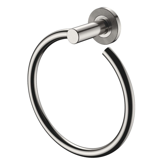 Axle Towel Ring Brushed Nickel Bathroom Accessories Fienza Default Title