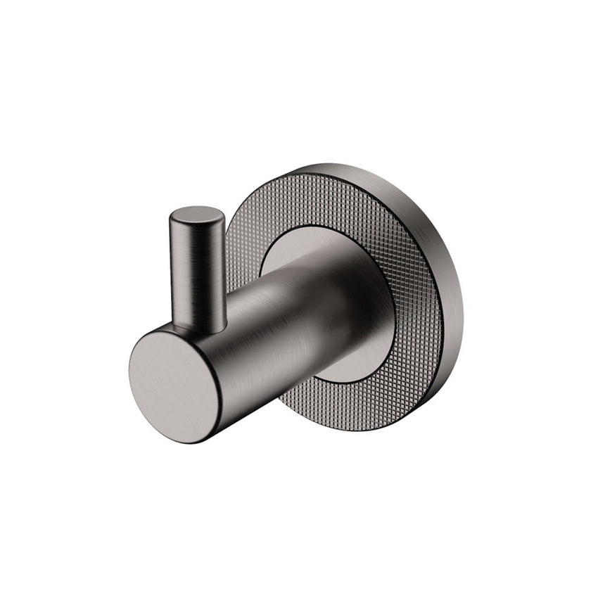 Axle Single Robe Hook Gun Metal Bathroom Accessories Fienza Default Title