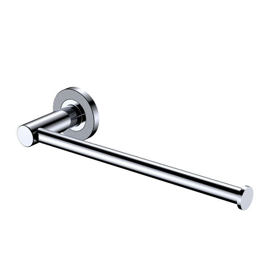 Axle Dual Purpose Towel Rail Roll Holder Chrome Bathroom Accessories Fienza Default Title