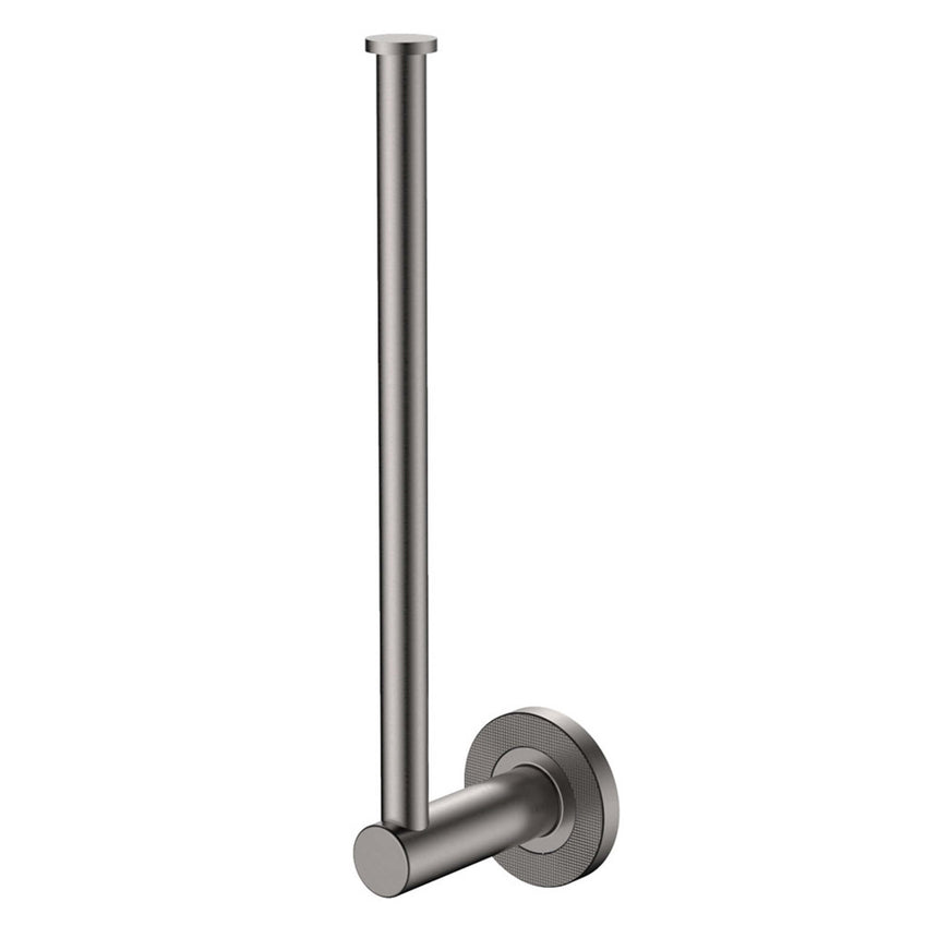 Axle Dual Purpose Towel Rail Roll Holder Brushed Nickel Bathroom Accessories Fienza