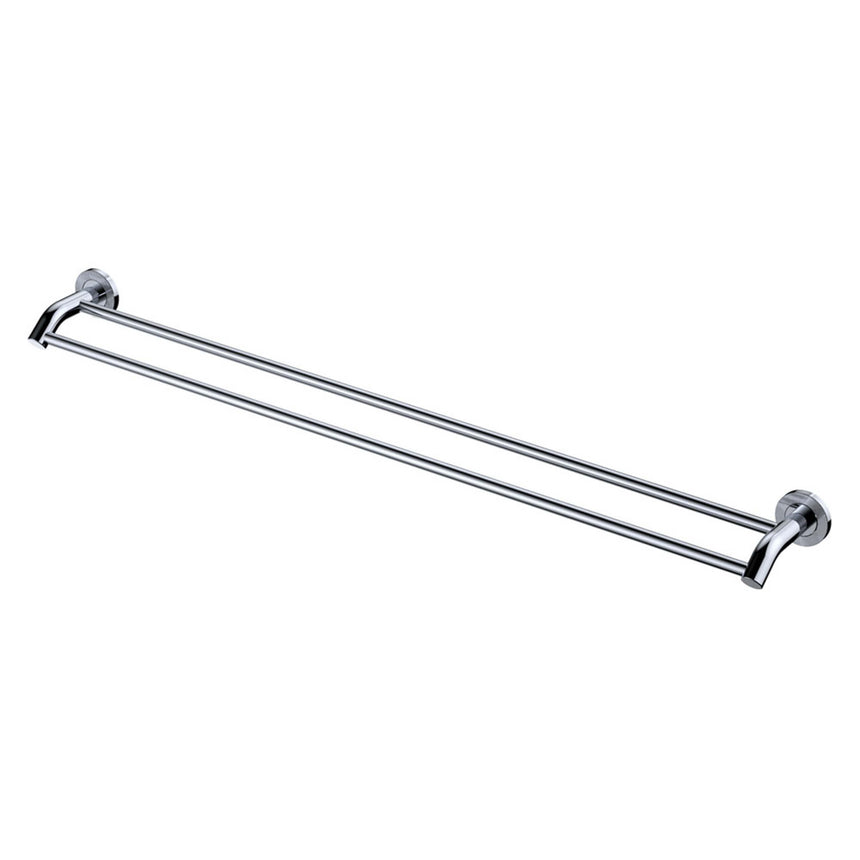 Axle Double Towel Rail 900mm Chrome Bathroom Accessories Fienza Default Title