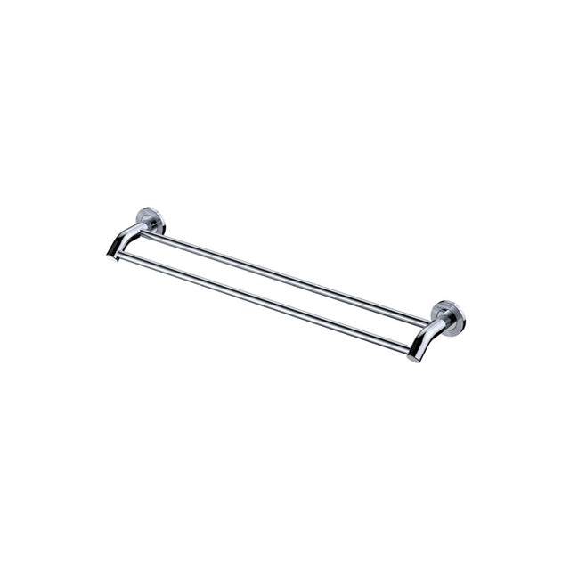 Axle Double Towel Rail 600mm Chrome Bathroom Accessories Fienza Default Title