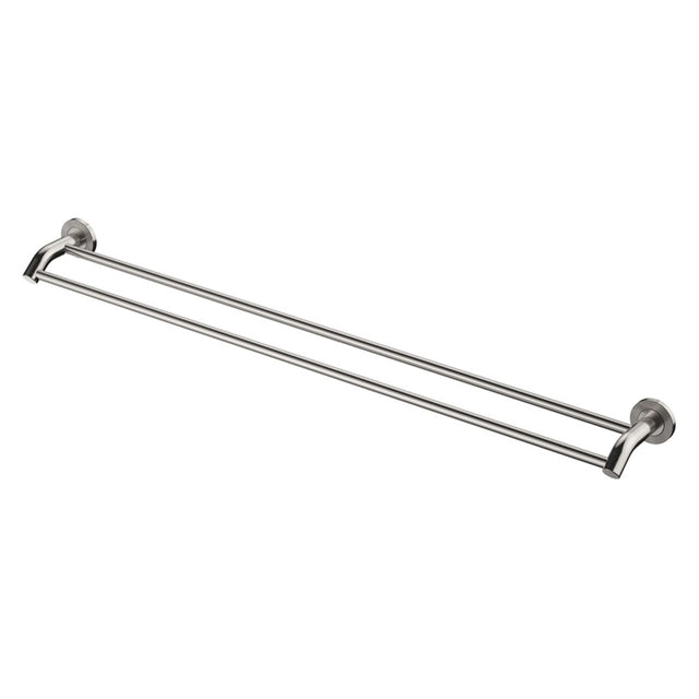 Axle Double Towel Rail 900mm Brushed Nickel Bathroom Accessories Fienza Default Title