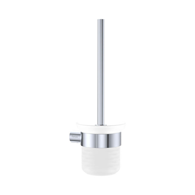 Empire Slim Toilet Brush And Glass Holder SS304 Chrome Bathroom Accessories Fienza Default Title