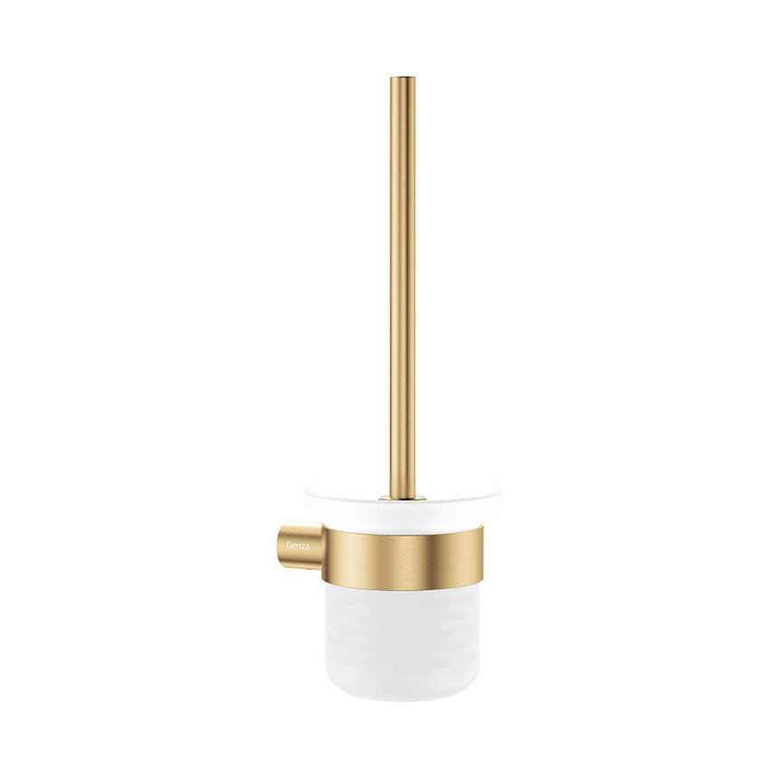Empire Slim Toilet Brush And Glass Holder SS304 Urban Brass Bathroom Accessories Fienza Default Title