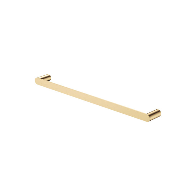 Empire Slim Single Towel Rail 600mm SS304 Urban Brass Bathroom Accessories Fienza Default Title