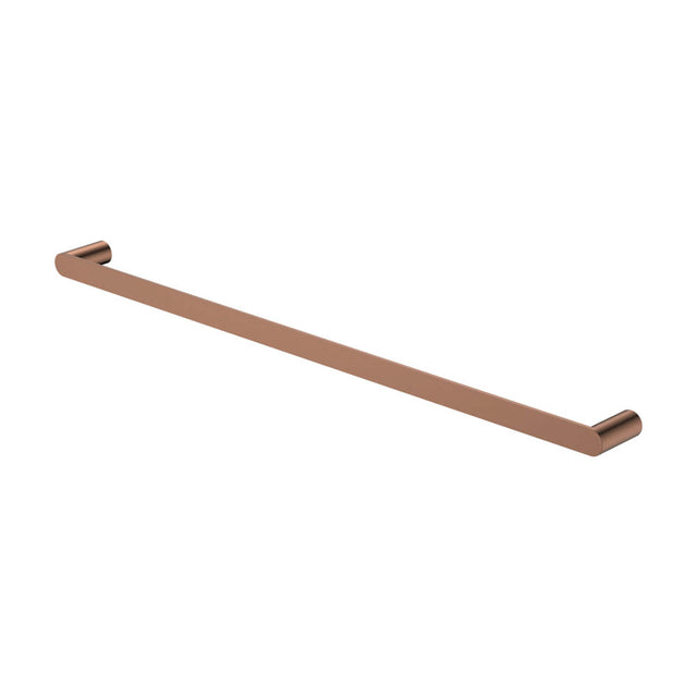 Empire Slim Single Towel Rail 800mm SS304 Brushed Copper Bathroom Accessories Fienza Default Title