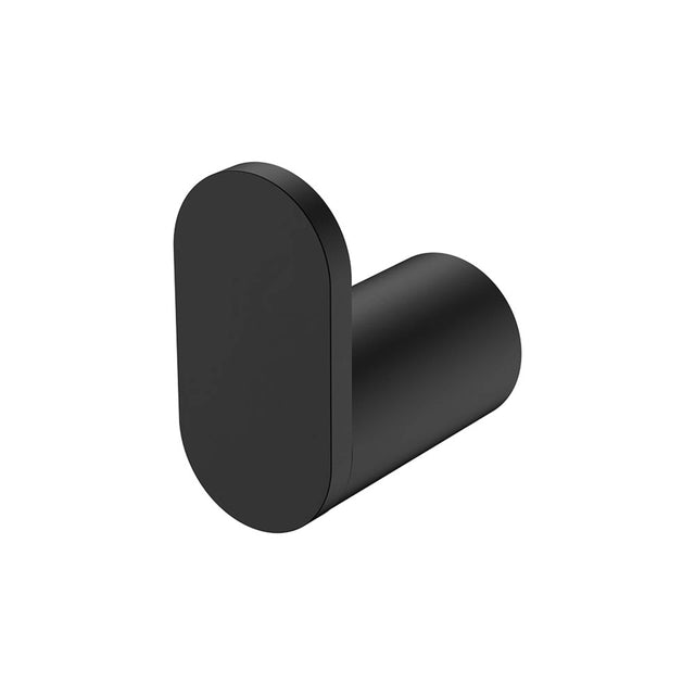 Empire Slim Single Robe Hook SS304 Matte Black Bathroom Accessories Fienza Default Title