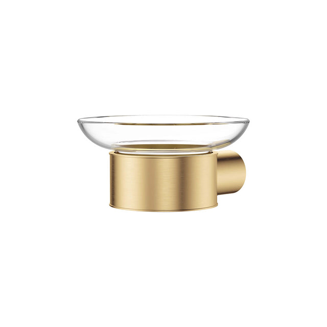 Empire Slim Soap Holder Glass Dish SS304 Urban Brass Bathroom Accessories Fienza Default Title
