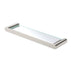 Empire Slim Shower Shelf Glass SS304 Brushed Nickel