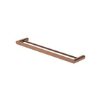 Empire Slim Double Towel Rail 600mm SS304 Brushed Copper