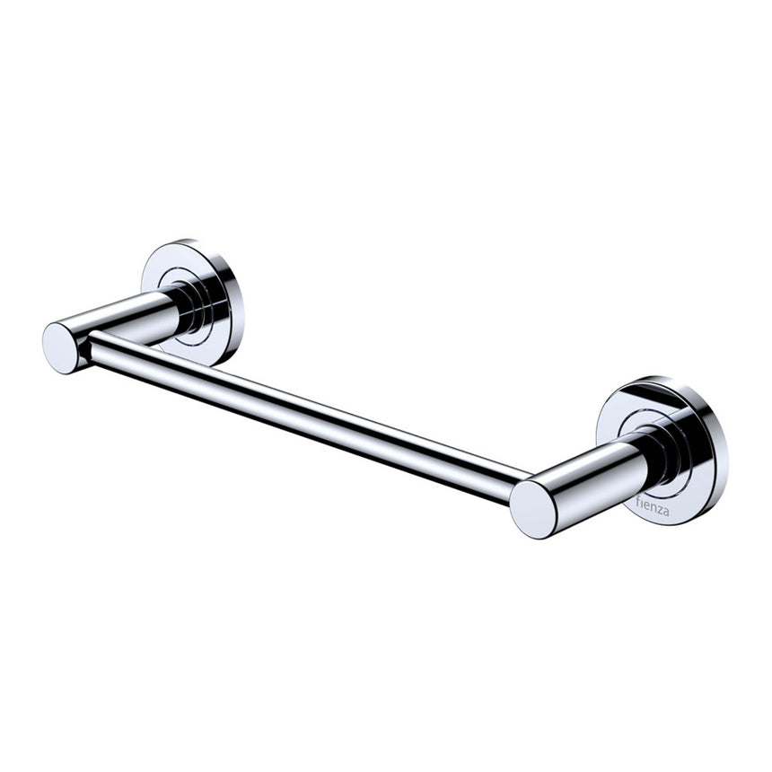Kaya Single Hand Towel Rail 300mm Chrome Bathroom Accessories Fienza Default Title