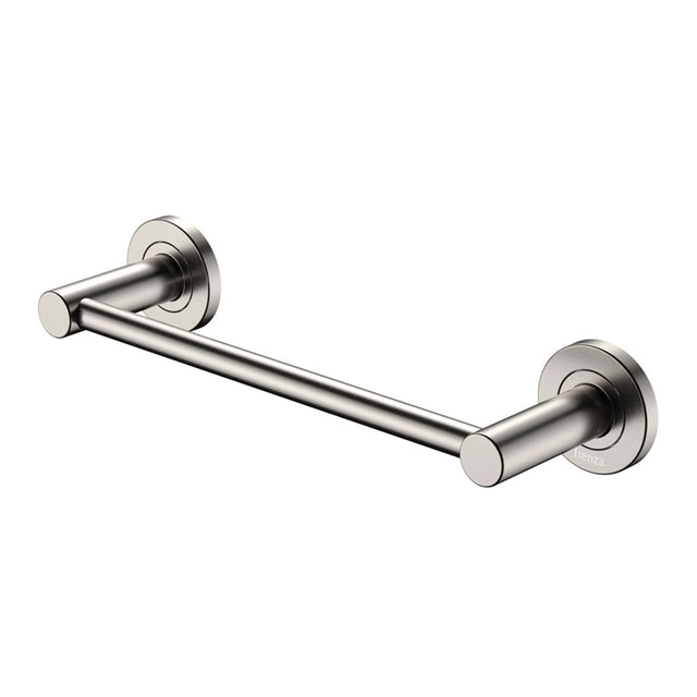 Kaya Single Hand Towel Rail 300mm Brushed Nickel Bathroom Accessories Fienza Default Title