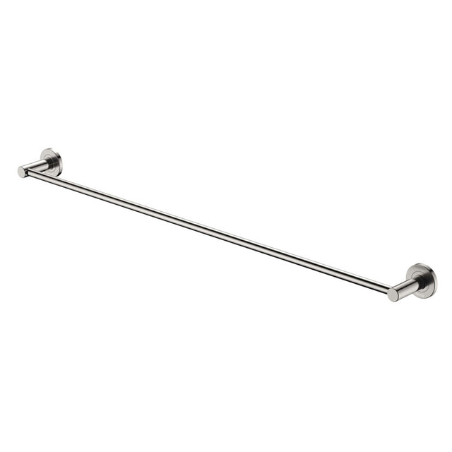 Kaya Single Towel Rail 900mm Brushed Nickel Bathroom Accessories Fienza Default Title