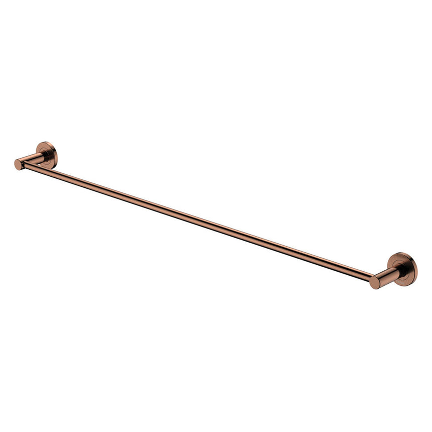 Kaya Single Towel Rail 900mm Brushed Copper Bathroom Accessories Fienza Default Title