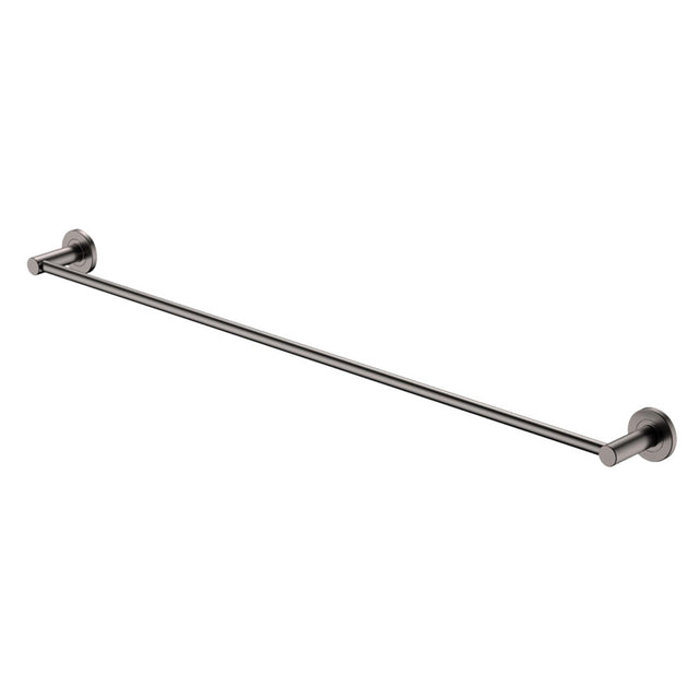 Kaya Single Towel Rail 900mm Gun Metal Bathroom Accessories Fienza Default Title
