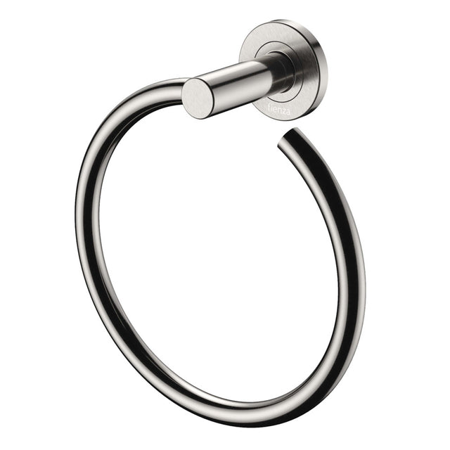 Kaya Towel Ring Brushed Nickel Bathroom Accessories Fienza Default Title