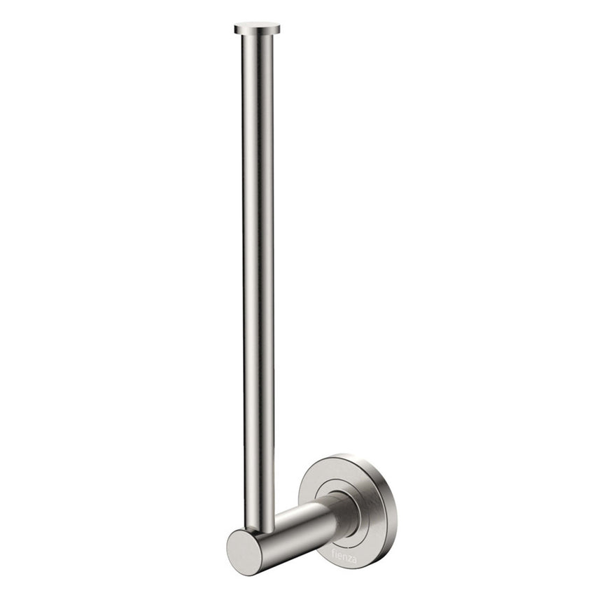Kaya Dual Purpose Towel Rail /Roll Holder Brushed Nickel Bathroom Accessories Fienza