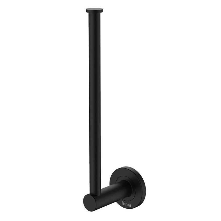Kaya Dual Purpose Towel Rail /Roll Holder Matte Black Bathroom Accessories Fienza