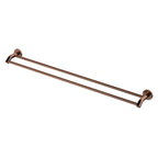 Kaya Double Towel Rail 900mm Brushed Copper