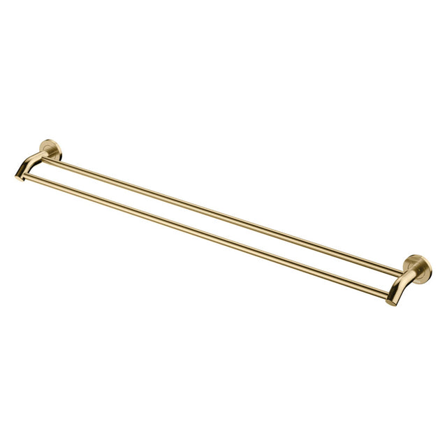 Kaya Double Towel Rail 900mm Urban Brass Bathroom Accessories Fienza Default Title