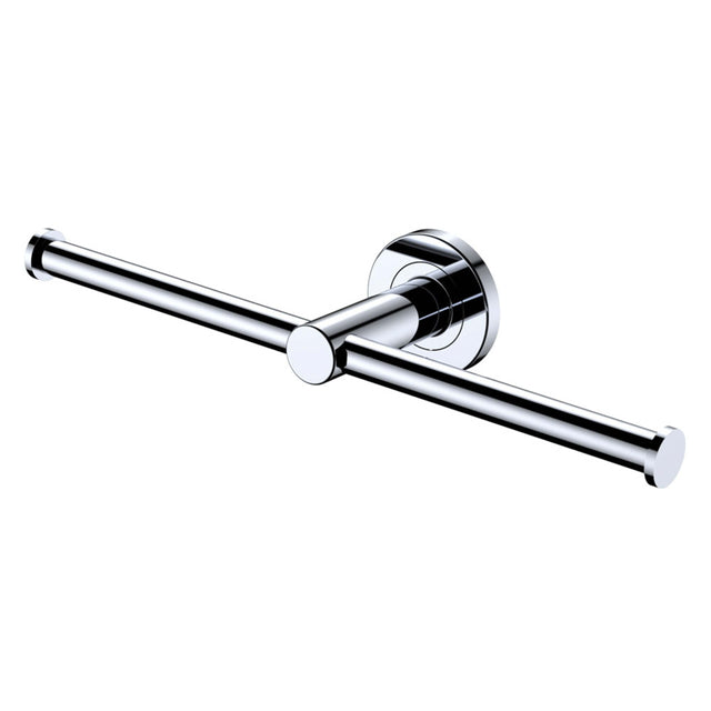 Kaya Double Roll Holder Chrome Bathroom Accessories Fienza Default Title