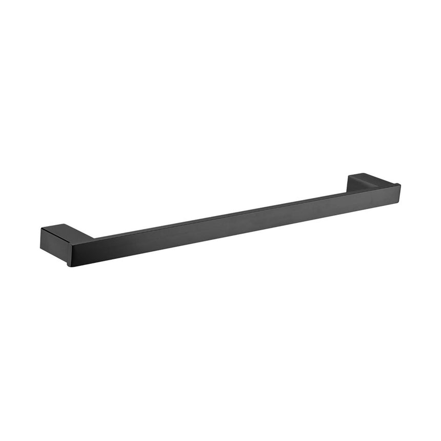 Koko Single Towel Rail 610mm Matte Black Bathroom Accessories Fienza Default Title