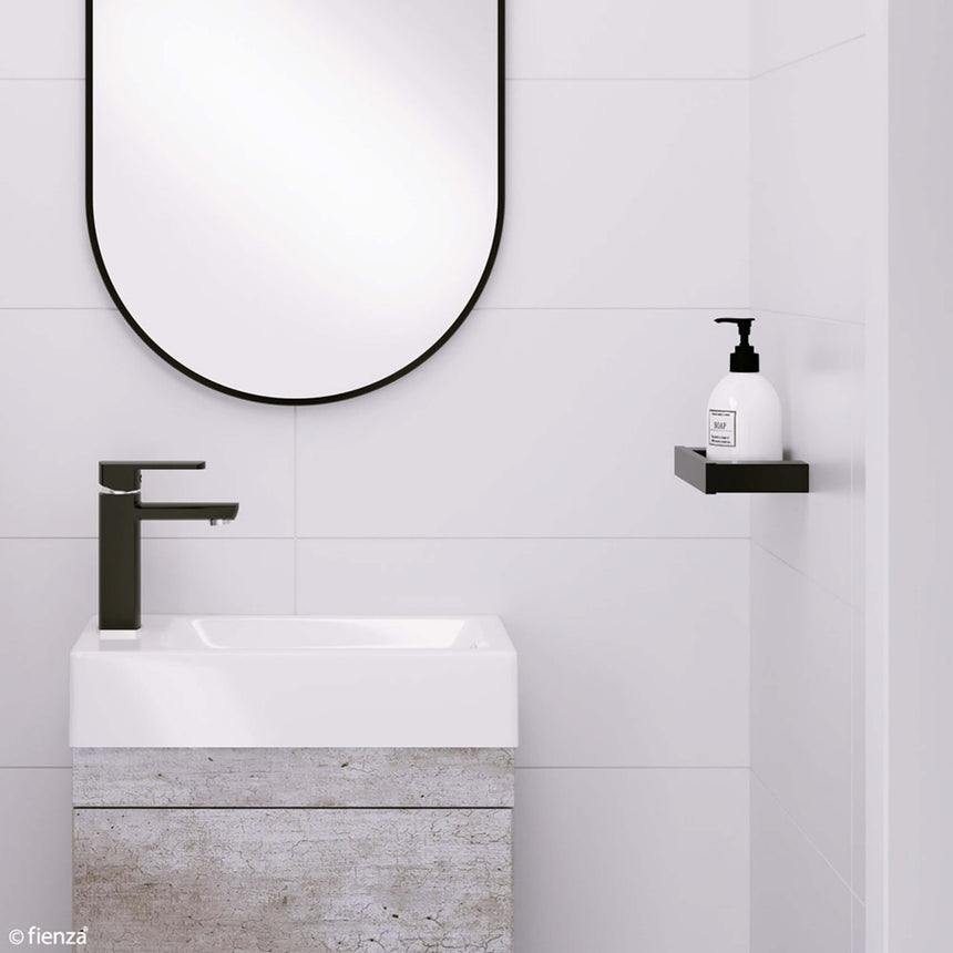 Koko Soap Shelf Matte Black Bathroom Accessories Fienza