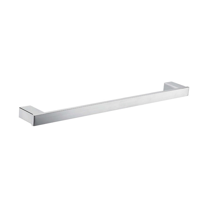 Koko Single Towel Rail 610mm Chrome Bathroom Accessories Fienza Default Title