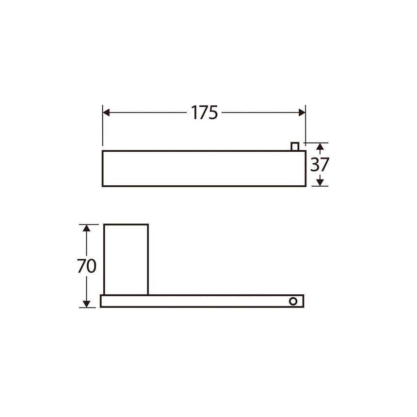 Koko Toilet Roll Holder Chrome Bathroom Accessories Fienza