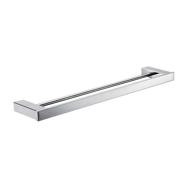 Koko Double Towel Rail 610mm Chrome Bathroom Accessories Fienza Default Title