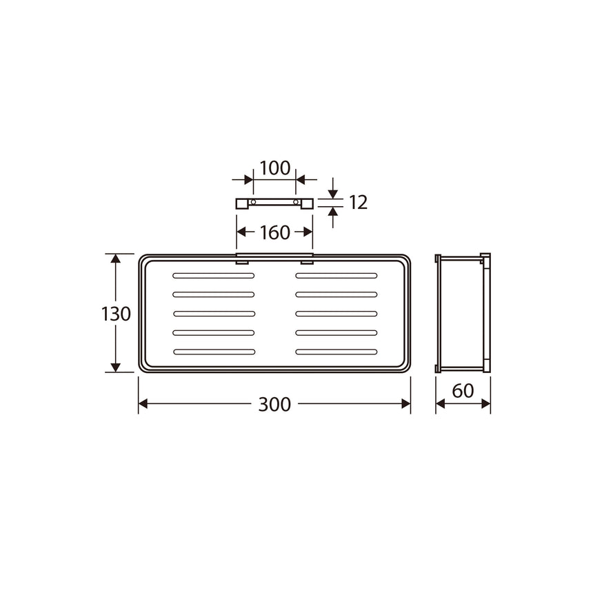 Koko Shower Shelf Bathroom Accessories Fienza