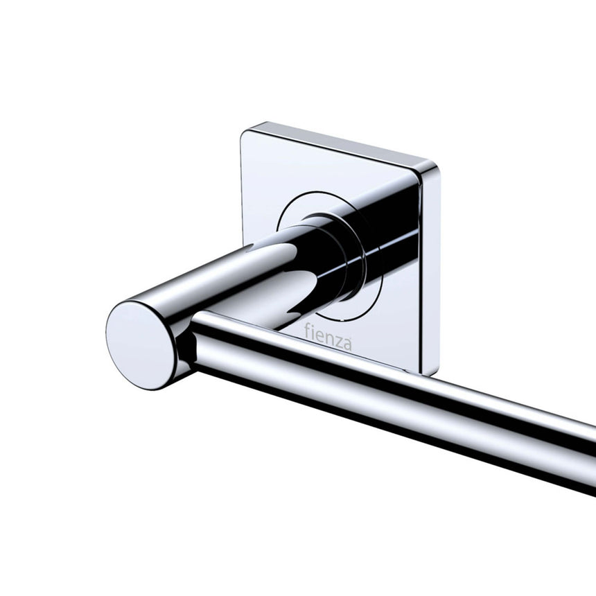 Sansa Single Towel Rail 900mm Chrome Bathroom Accessories Fienza