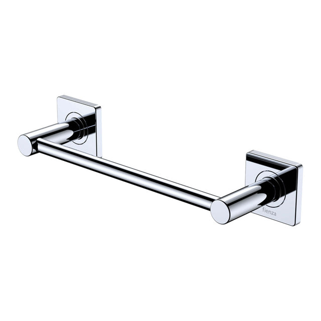 Sansa Single Towel Rail 300mm Chrome Bathroom Accessories Fienza Default Title