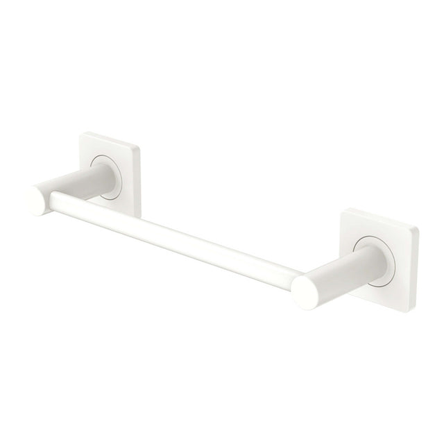 Sansa Single Towel Rail 300mm Matte White Bathroom Accessories Fienza Default Title