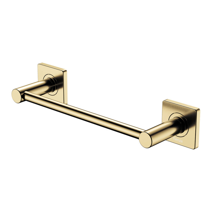 Sansa Single Towel Rail 300mm Urban Brass Bathroom Accessories Fienza Default Title