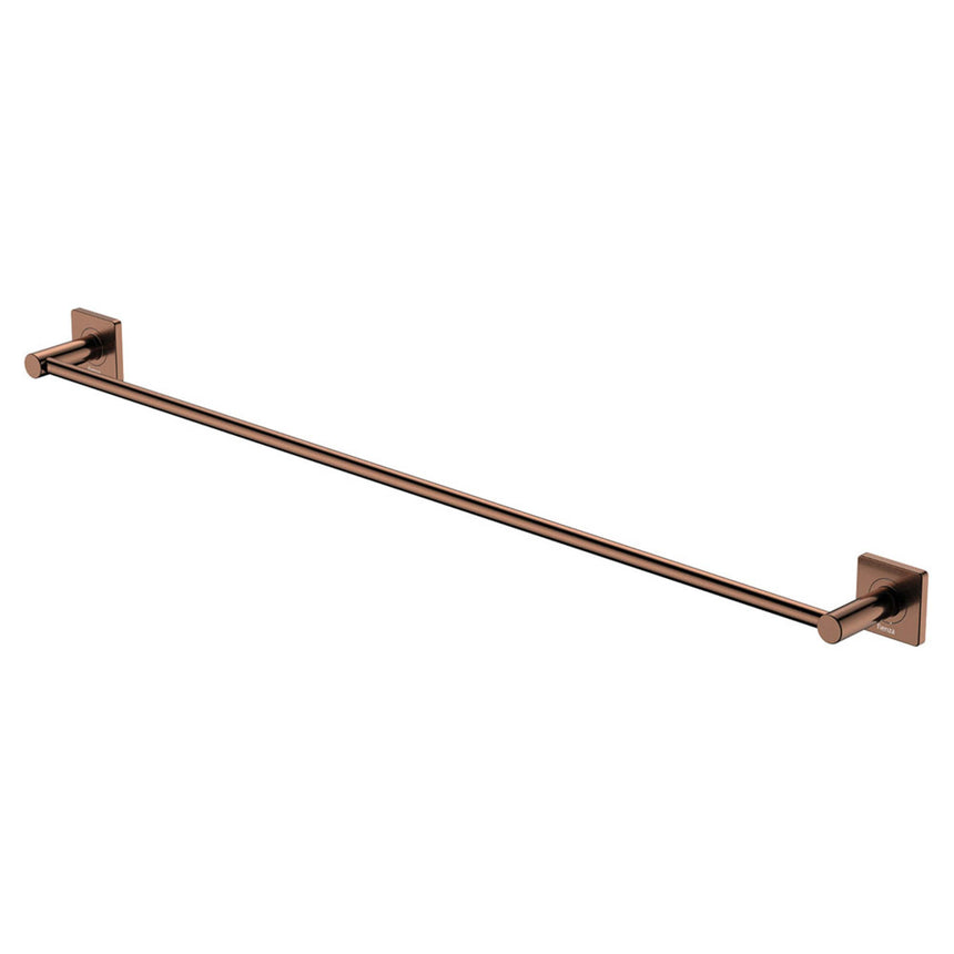 Sansa Single Towel Rail 900mm Brushed Copper Bathroom Accessories Fienza Default Title