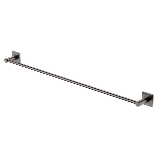 Sansa Single Towel Rail 900mm Gun Metal Bathroom Accessories Fienza Default Title
