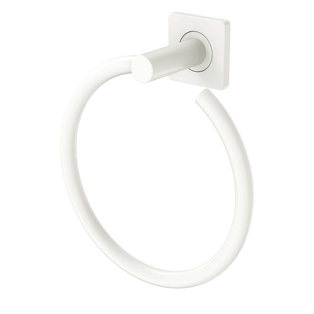 Sansa Towel Ring Matte White Bathroom Accessories Fienza Default Title