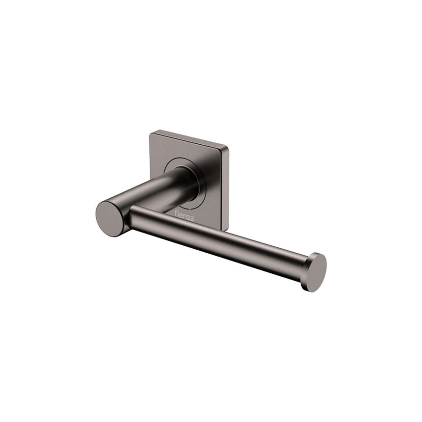 Sansa Roll Holder Gun Metal Bathroom Accessories Fienza Default Title