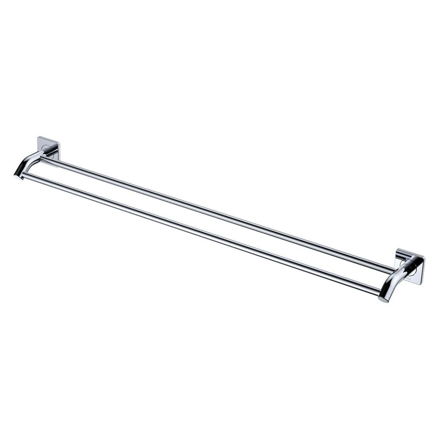 Sansa Double Towel Rail 900mm Chrome Bathroom Accessories Fienza Default Title