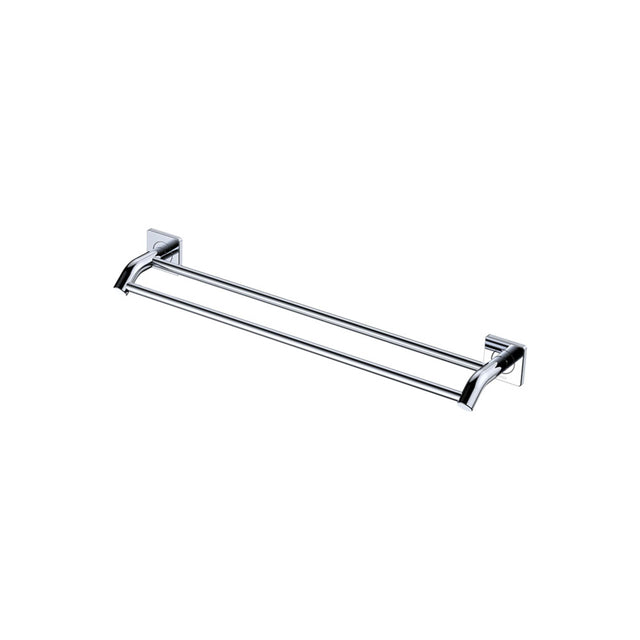 Sansa Double Towel Rail 600mm Chrome Bathroom Accessories Fienza Default Title