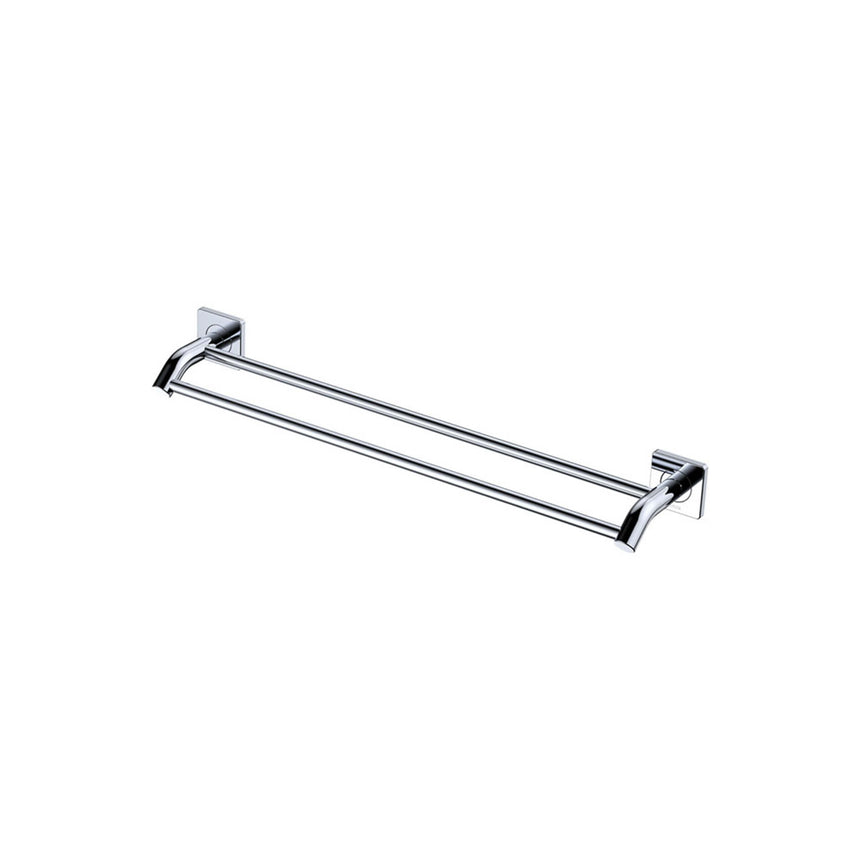 Sansa Double Towel Rail 600mm Chrome Bathroom Accessories Fienza Default Title