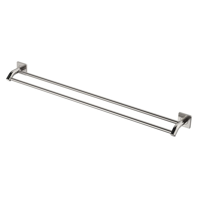 Sansa Double Towel Rail 900mm Brushed Nickel Bathroom Accessories Fienza Default Title