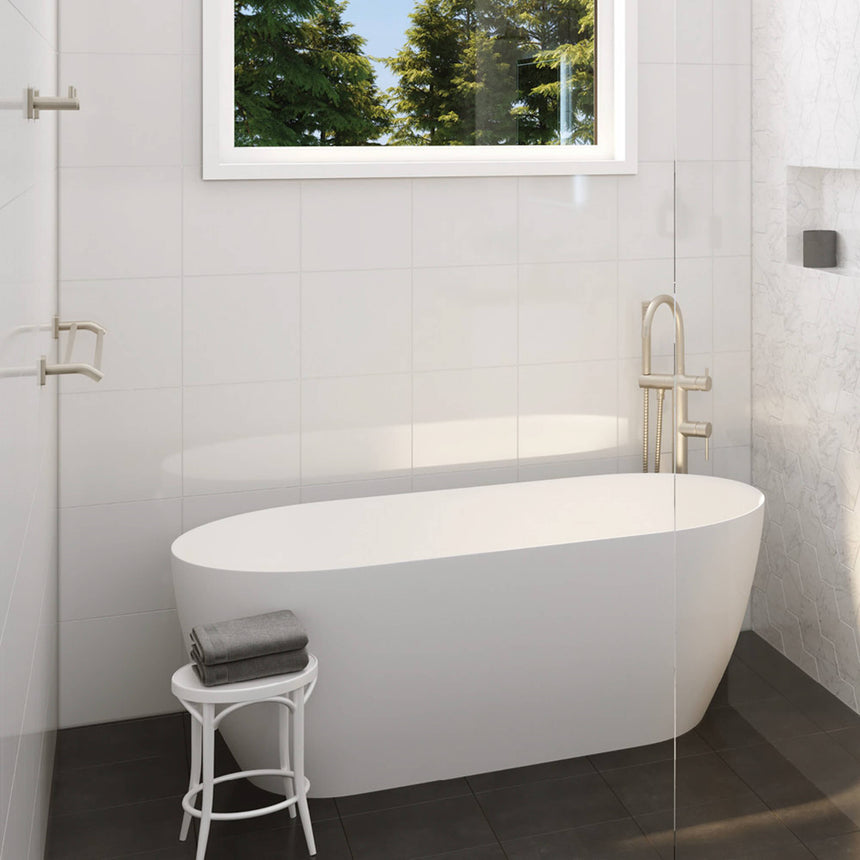 Sansa Double Towel Rail 900mm Brushed Nickel Bathroom Accessories Fienza