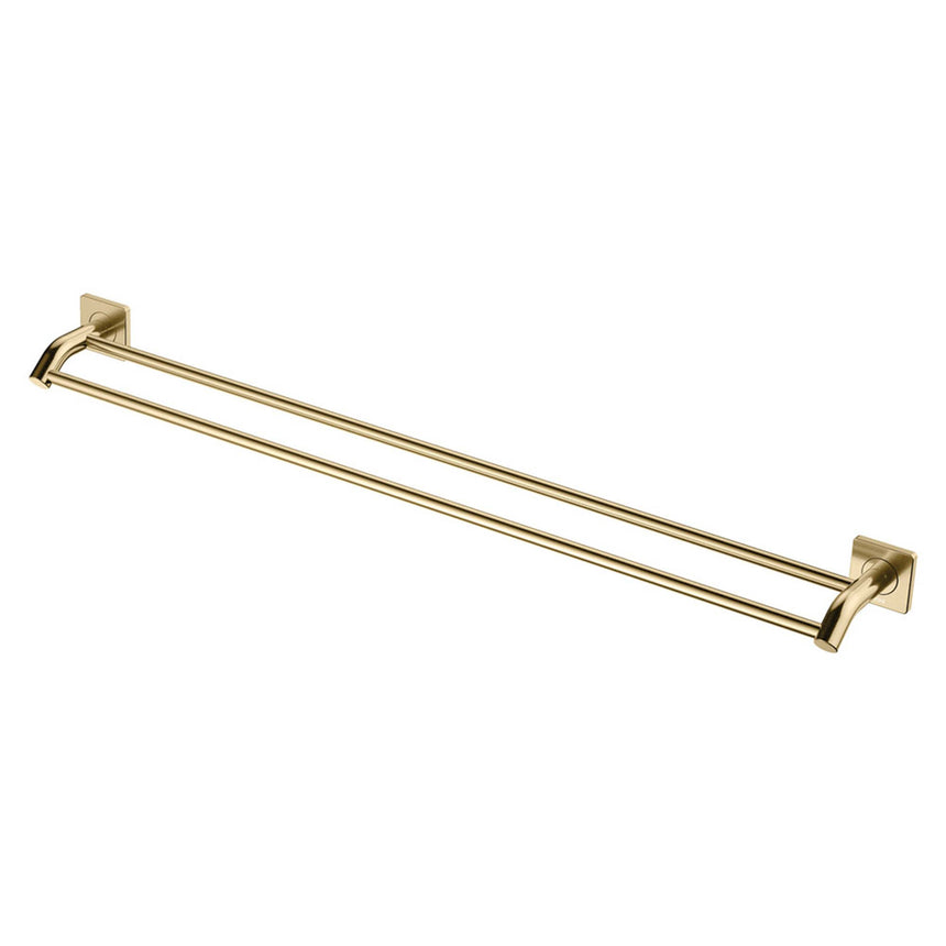 Sansa Double Towel Rail 900mm Urban Brass Bathroom Accessories Fienza Default Title